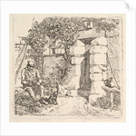 The Old Man and his Pomeranian Dog, 1817 by Johann Christian Erhard