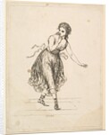 Woman Alone, from the series The Dancing Pair Vigano by Johann Gottfried Schadow