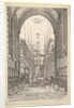View of the Church of the Franciscans in Nuremberg under Reconstruction, from the series V… by Johann Ulrich Kraus