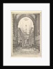 View of the Church of the Franciscans in Nuremberg under Reconstruction, from the series V… by Johann Ulrich Kraus
