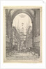 View of the Church of the Franciscans in Nuremberg under Reconstruction, from the series V… by Johann Ulrich Kraus