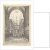 View of the Church of the Franciscans in Nuremberg under Reconstruction, from the series V… by Johann Ulrich Kraus