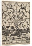 Modern Grotesque Decoration with a River God, 1557 by Johannes van Doetecum I