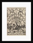 Modern Grotesque Decoration with a River God, 1557 by Johannes van Doetecum I