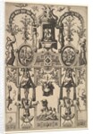 Modern Grotesque with Strapwork, 1557 by Johannes van Doetecum I