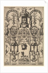 Modern Grotesque with Strapwork, 1557 by Johannes van Doetecum I