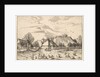Farms, cattle with herdsmen and milkmaids in the foreground from Multifariarum casularu…, 1559-61 by Johannes van Doetecum I