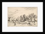 Country Village with Church Tower from Multifariarum casularum ruriumque lineamenta cur…, 1559-61 by Johannes van Doetecum I