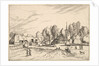 Country Village with Church Tower from Multifariarum casularum ruriumque lineamenta cur…, 1559-61 by Johannes van Doetecum I