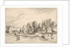 Country Village with Church Tower from Multifariarum casularum ruriumque lineamenta cur…, 1559-61 by Johannes van Doetecum I