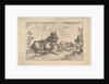 Village Street, hay stacked in front of a farm from Praediorum villarum et rusticar…, ca. 1559-61 by Johannes van Doetecum I