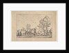 Large Farm with Draw Well from Praediorum villarum et rusticarum casularum icones e…, ca. 1559-61 by Johannes van Doetecum I