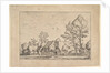 Large Farm with Draw Well from Praediorum villarum et rusticarum casularum icones e…, ca. 1559-61 by Johannes van Doetecum I
