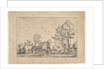 Large Farm with Draw Well from Praediorum villarum et rusticarum casularum icones e…, ca. 1559-61 by Johannes van Doetecum I