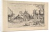 Farmstead, cows and herdsman in the foreground from Praediorum villarum et rusticar…, ca. 1559-61 by Johannes van Doetecum I