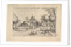Farmstead, cows and herdsman in the foreground from Praediorum villarum et rusticar…, ca. 1559-61 by Johannes van Doetecum I