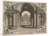 Plate from 'Varie Architecture', ca. 1560 by Johannes van Doetecum I