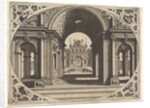 Plate from 'Varie Architecture', ca. 1560 by Johannes van Doetecum I