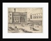 View of the Campidoglio on the Capitoline Hill, with equestrian statue at lower right, fro…, 1562 by Johannes van Doetecum I