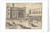 View of the Campidoglio on the Capitoline Hill, with equestrian statue at lower right, fro…, 1562 by Johannes van Doetecum I