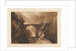Little Devil's Bridge over the Russ, above Altdorft, Switzerland, March 29, 1809 by JMW Turner