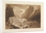 Mêr de Glace, Valley of Chamouni-Savoy, May 23, 1812 by JMW Turner