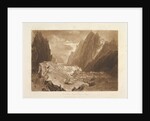 Mêr de Glace, Valley of Chamouni-Savoy, May 23, 1812 by JMW Turner