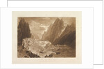 Mêr de Glace, Valley of Chamouni-Savoy, May 23, 1812 by JMW Turner