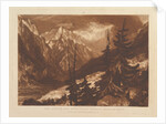 The Source of the Arvaron in the Valley of Chamouni, Savo by JMW Turner