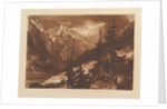 The Source of the Arvaron in the Valley of Chamouni, Savo by JMW Turner