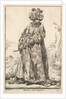 Pasha grasping a sword at his hip with both hands, from the series 'Caravan of the Sultan …, 1748 by Joseph-Marie Vien the Elder