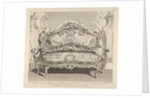 Canapé executé pour Mr. le Comte de Bielenski, from 'Oeuvre de Juste Aurele Meisson…, ca. 1742-48 by Juste-Aurele Meissonier