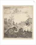 The Cow and the Calf, 17th century by Karel Du Jardin