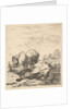 The Two Horses, 17th century by Karel Du Jardin