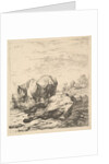 The Two Horses, 17th century by Karel Du Jardin