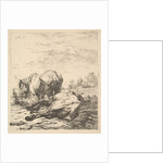 The Two Horses, 17th century by Karel Du Jardin