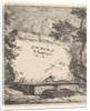 Frontispiece with stepped fountain; a stone wall with water spout pouring water into a rec…, 1652 by Karel Du Jardin