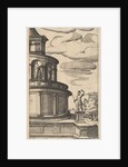 Partial view of a Building [Sepulchrum Adriani] from the series 'Ruinarum variarum fabrica…, 1554 by Lambert Suavius