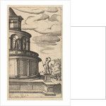 Partial view of a Building [Sepulchrum Adriani] from the series 'Ruinarum variarum fabrica…, 1554 by Lambert Suavius