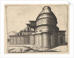 Building [Aerarii Publici Rome] from the series 'Ruinarum variarum fabricarum delineatione…, 1554 by Lambert Suavius