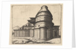 Building [Aerarii Publici Rome] from the series 'Ruinarum variarum fabricarum delineatione…, 1554 by Lambert Suavius