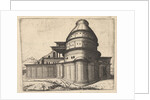 Building [Aerarii Publici Rome] from the series 'Ruinarum variarum fabricarum delineatione…, 1554 by Lambert Suavius