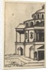 Partial View of a Building [Templum Isaiae Prophetae] from the series 'Ruinarum variarum f…, 1554 by Lambert Suavius