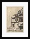 Partial View of a Building [Templum Isaiae Prophetae] from the series 'Ruinarum variarum f…, 1554 by Lambert Suavius