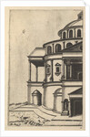 Partial View of a Building [Templum Isaiae Prophetae] from the series 'Ruinarum variarum f…, 1554 by Lambert Suavius