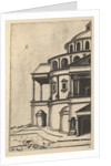 Partial View of a Building [Templum Isaiae Prophetae] from the series 'Ruinarum variarum f…, 1554 by Lambert Suavius