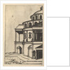 Partial View of a Building [Templum Isaiae Prophetae] from the series 'Ruinarum variarum f…, 1554 by Lambert Suavius