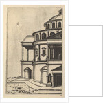 Partial View of a Building [Templum Isaiae Prophetae] from the series 'Ruinarum variarum f…, 1554 by Lambert Suavius