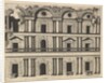 Ruin of a Palace Facade [Palatium M. Agrippa] from the series 'Ruinarum variarum fabricaru…, 1554 by Lambert Suavius