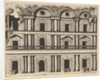 Ruin of a Palace Facade [Palatium M. Agrippa] from the series 'Ruinarum variarum fabricaru…, 1554 by Lambert Suavius